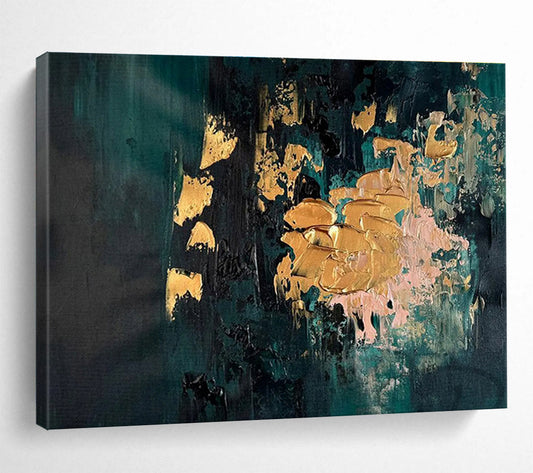 “Dynamic Reflections” Massive Abstract Painting for Entryway & Office DKH262