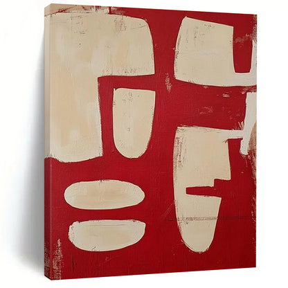 Oversized-Scale Hand-Painted Abstract Canvas for Office & Entryway LargeART2367