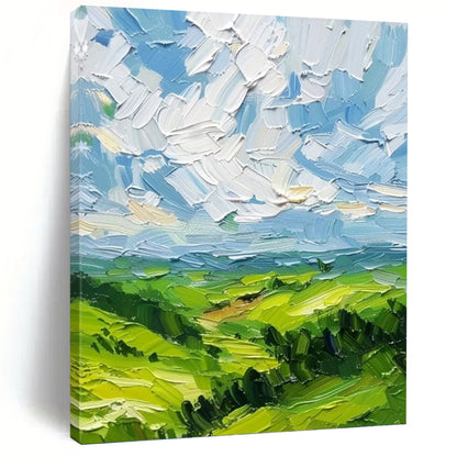 Elevated Vertical Hand - Painted Custom Abstract Treasure (with Unique Textures) for Bedroom and Dining Room DKH1557