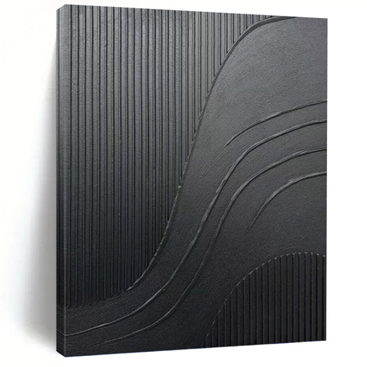 Titanic - Scale Hand - Painted Custom Abstract Canvas (with Layered Textures), for Bedroom and Living Room DKH1482