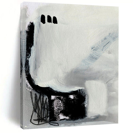 Custom Hand-Painted Abstract Masterpieces: Big Sizes, Textured Details DTP205