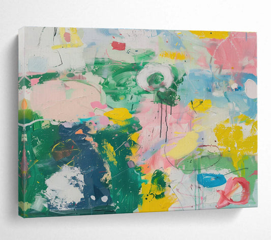 Monumental Textured Abstract Canvas for Office & Entryway DKH482