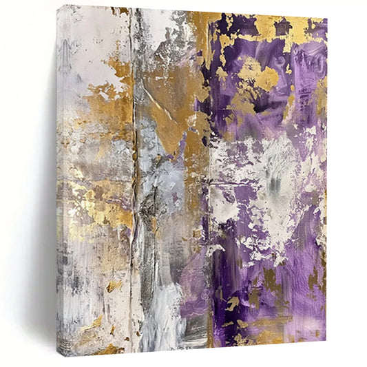 Galactic Ripples: Super - Sized - Format Hand - Painted Custom Abstract Work for Bedroom and Hotel DTP134