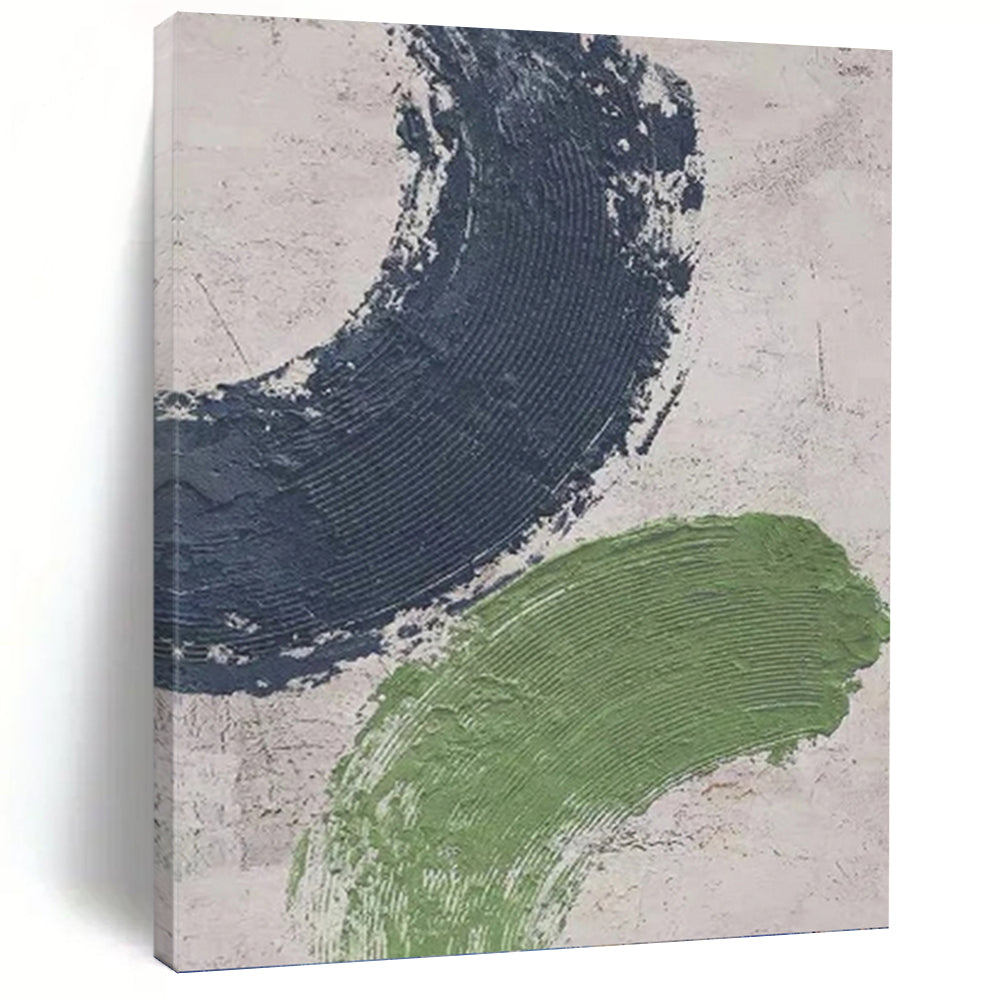 Alluring Custom - Painted Textured Canvas Abstract for Living Room & Hallway DKH1072
