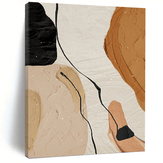 Immense - Reach Hand - Painted Custom Abstract Overture (with Intricate Textures), for Hallway and Entryway DKH1513