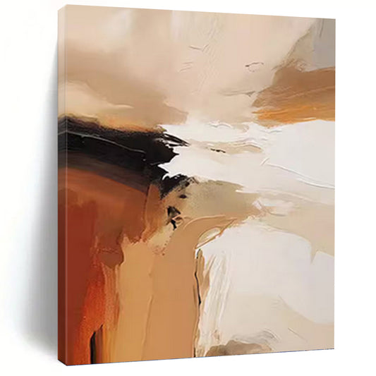 Alluringly Grand Hand - Painted Textured Abstract Painting for Retail Store & Showroom DKH1243