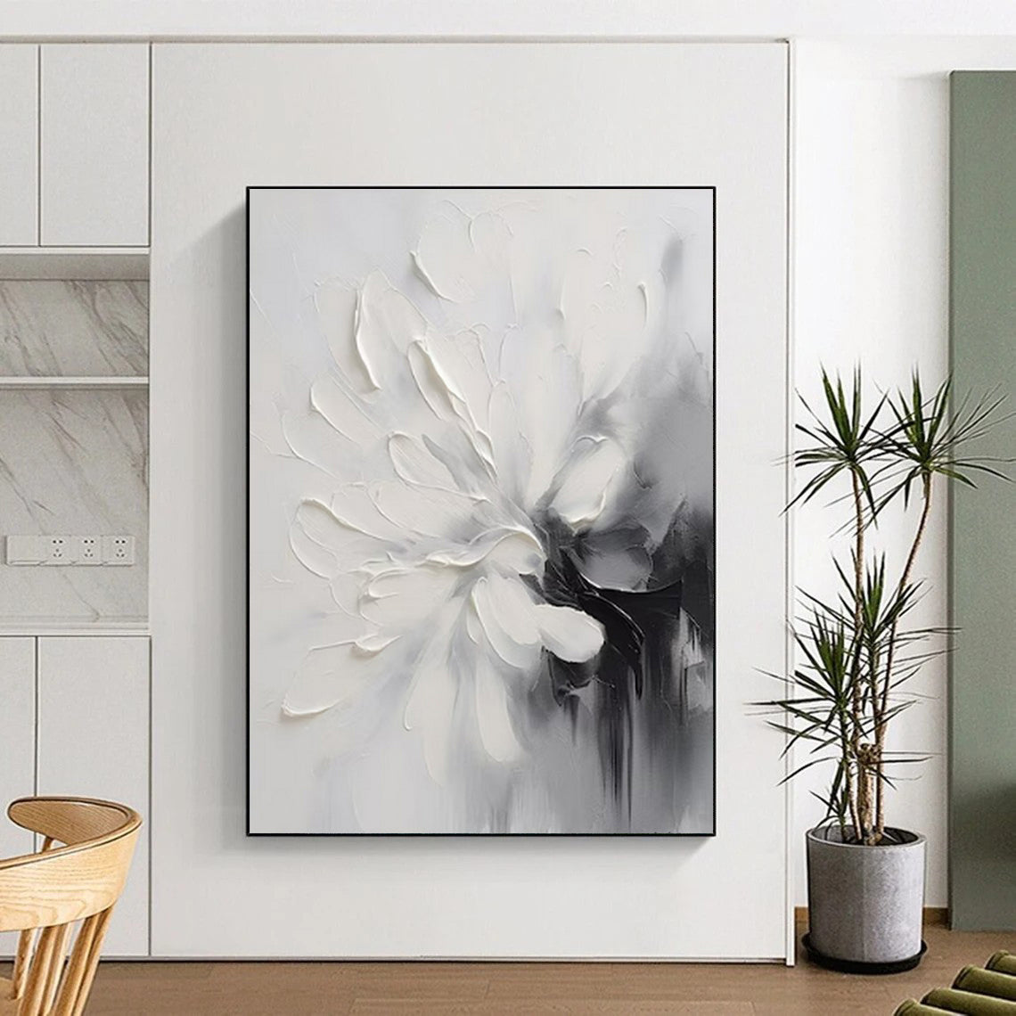 Colossal Modern Abstract Wall Art for Home Gym Motivational Decor