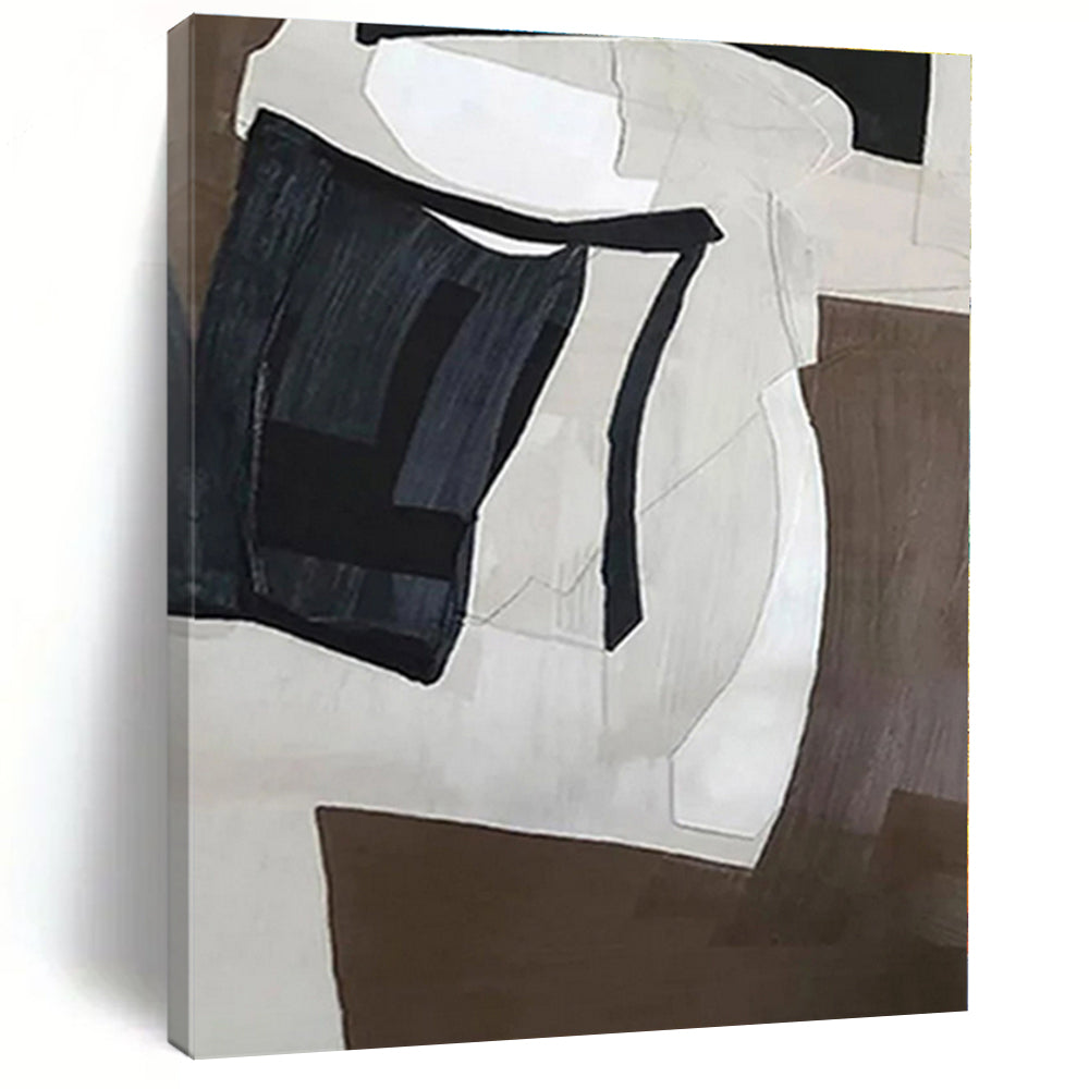 Enormous Abstract Pop Art Hand-Painted Wall Art for Home Gym Motivation Wall