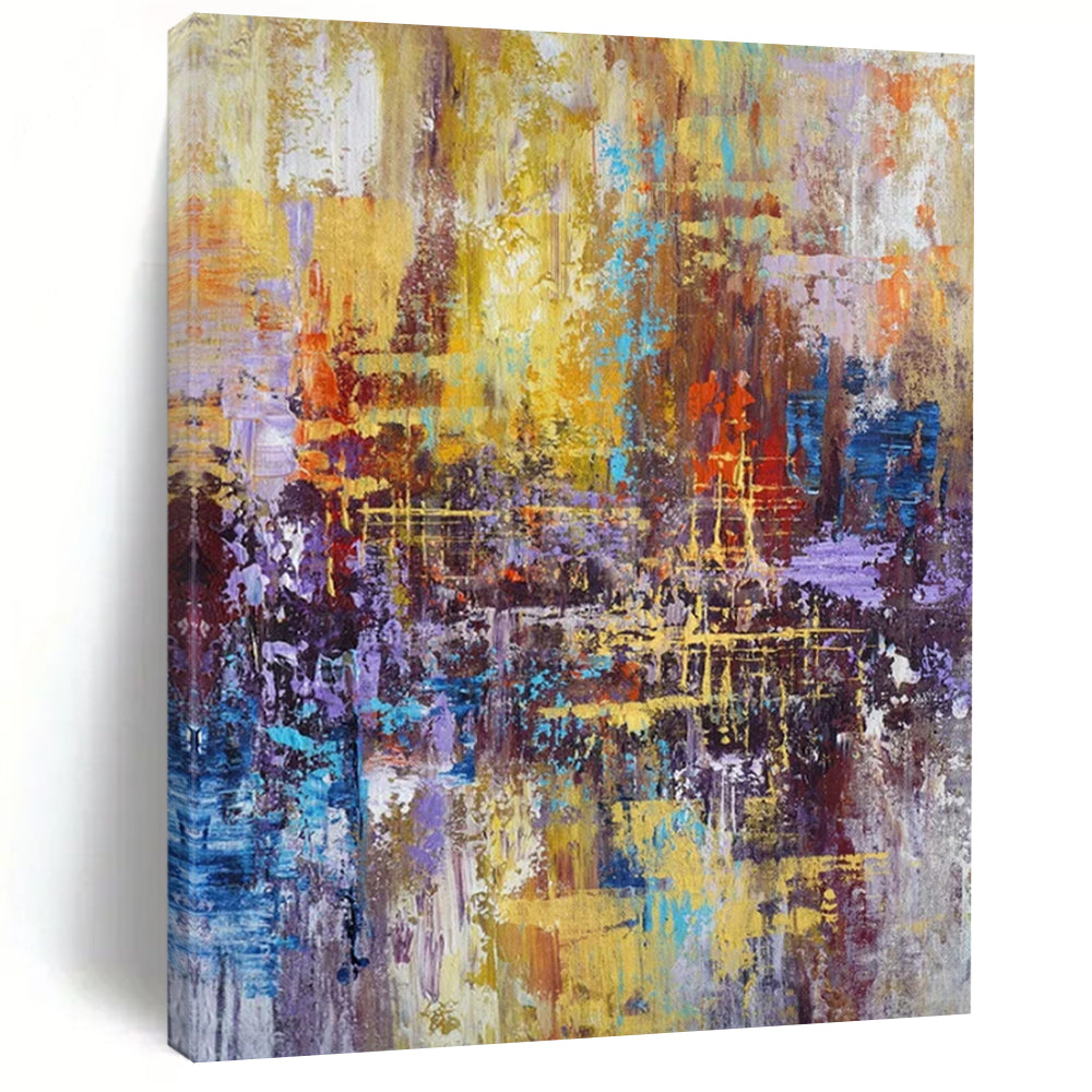 Gigantic Contemporary Abstract Painting for Sports Arena VIP Lounges