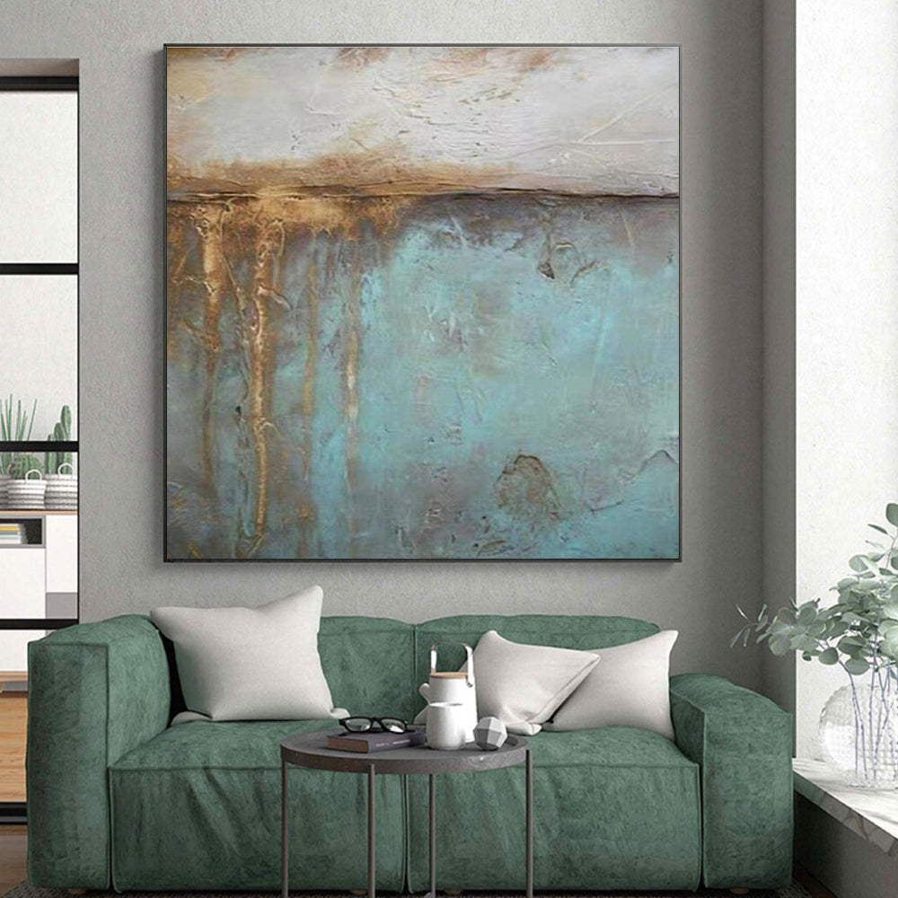 Colossal Tailored Hand-Painted Abstract Wall Art for Home Craft Room Storage Wall LargeART0629