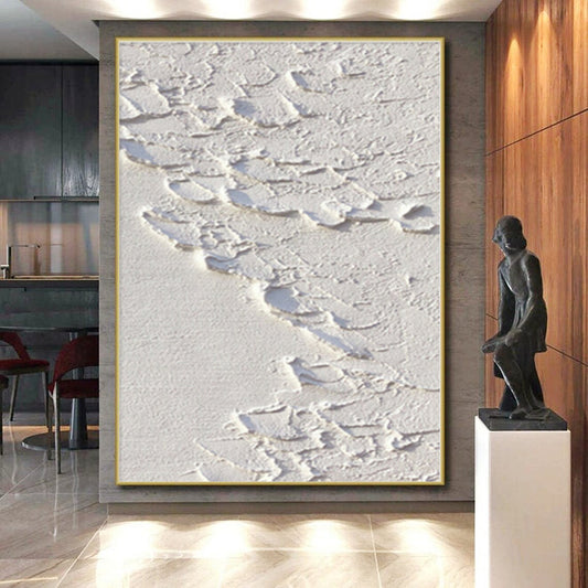 Extra-Gigantic Custom Hand-Painted Abstract Wall Art for Laundry Room Utility Wall