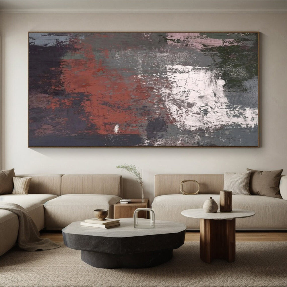 Colossal Custom-Made Abstract Wall Art for Home Craft Room Storage Wall