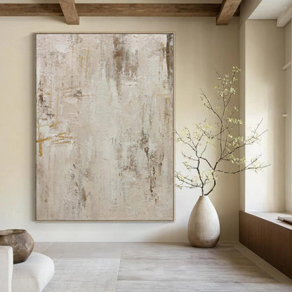 Giant Hand-Painted Abstract Wall Art for Animal Shelter Adoption Areas