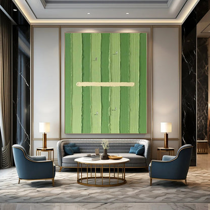 Hand-Painted Personalized Abstract Art for Dining Room and Entryway