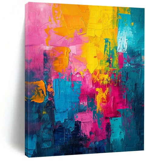 Giant Hand-Painted Contemporary Abstract Art for Villa Home Offices