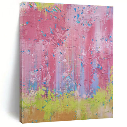 Oversized Custom Hand-Painted Abstract Art for Office & Hotel Outdoor Gardens