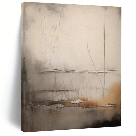 Huge Abstract Painting for Reading Nook Alcove Wall
