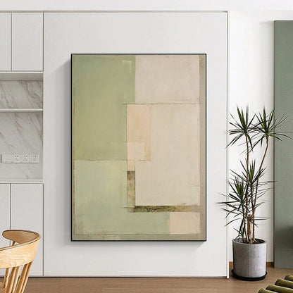 Colossal Handcrafted Abstract Canvas for Kids’ Playroom Slide Wall