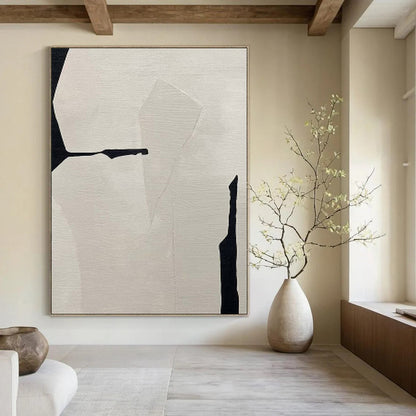 Large Hand-Painted Abstract Art for Botanical Greenhouse Educational Zones
