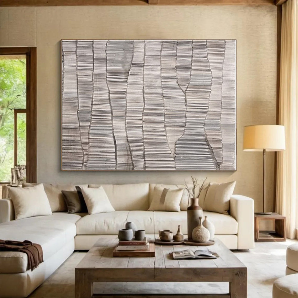 Huge Abstract Canvas for Home Craft Room Cutting Table Wall