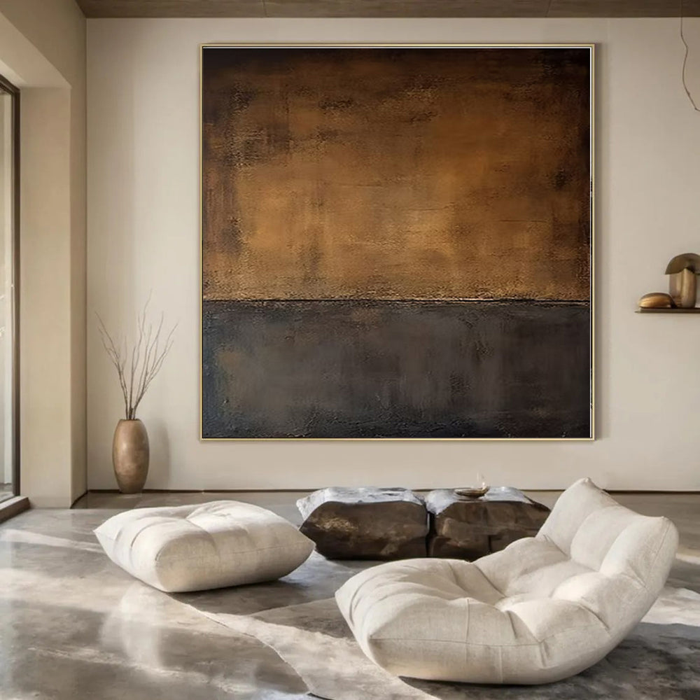 Hand-Painted Bespoke Abstract Art for Dining Room and Hallway