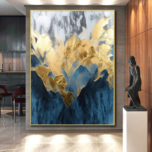 Giant Made-to-Order Abstract Canvas for Walk-in Pantry Feature Walls