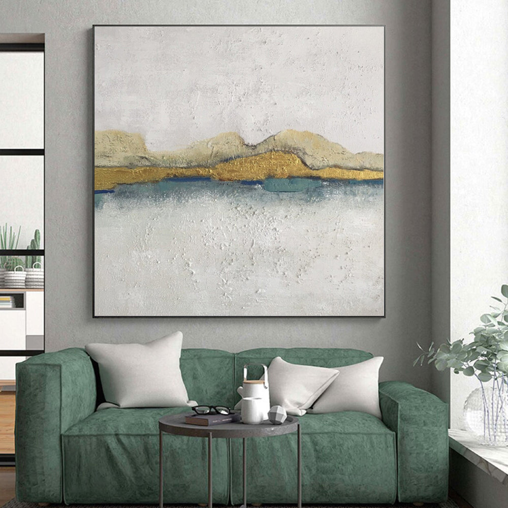 Staggering Custom Abstract Painting for Home Music Studio Equipment Wall