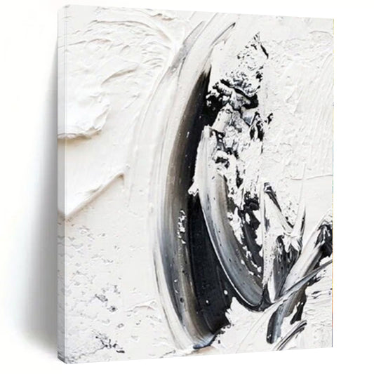 Custom Oversized Abstract Canvas for Family Room Feature Walls