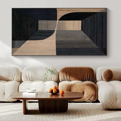 Grand Commissioned Abstract Canvas for Botanical Garden Wedding Venues