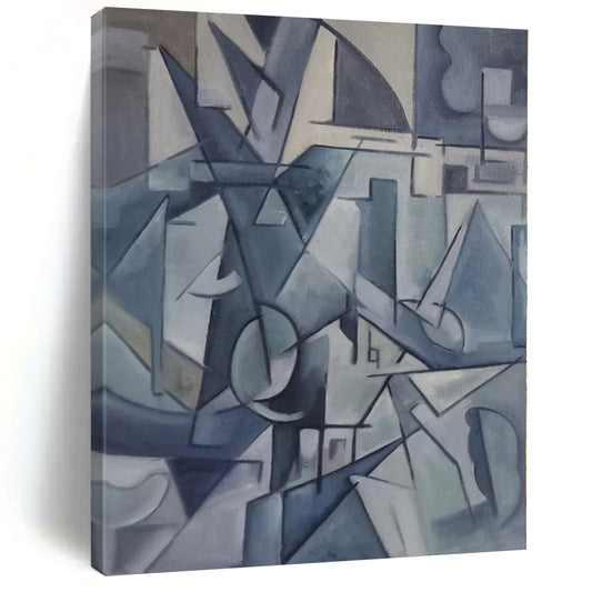 Gigantic Bespoke Abstract Painting for Living Room Archway Feature