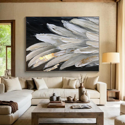 Mammoth Made-to-Order Abstract Canvas for Kitchen Island Feature Wall