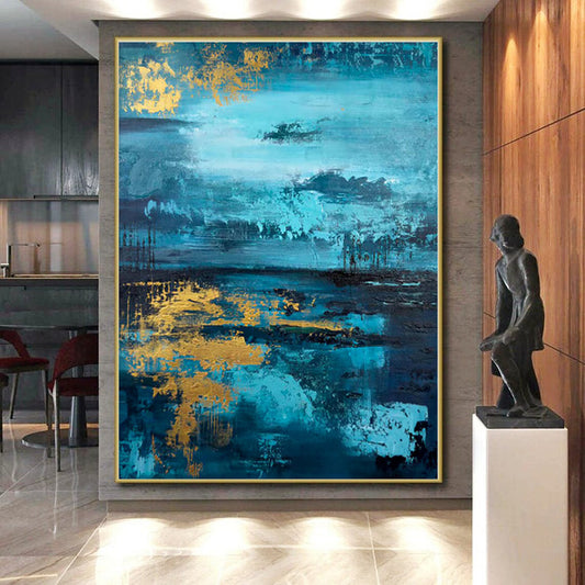 Oversized Custom Abstract Art for Garage Workbench Wall