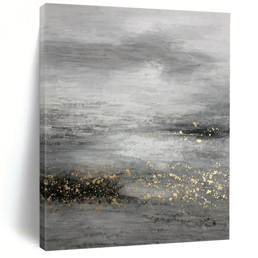 Giant Made-to-Order Abstract Canvas for Walk-in Closet Jewelry Display Walls