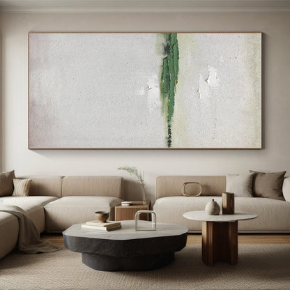 Oversized Custom Hand-Painted Abstract Wall Art for Laundry Room Utility Wall