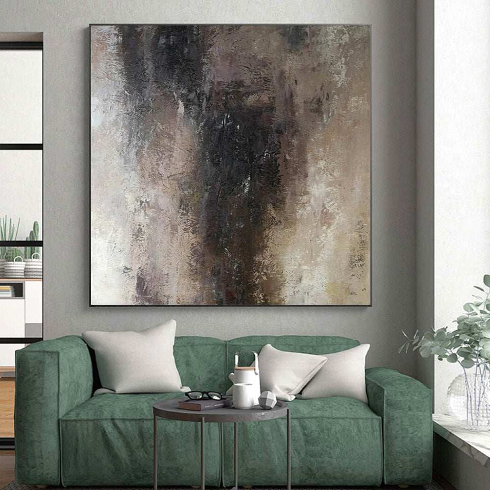 Enormous Made-to-Order Abstract Wall Art for Entryway Hall
