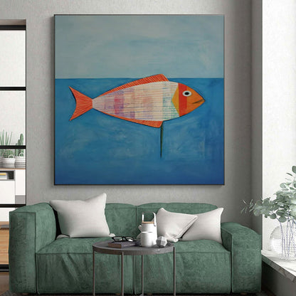 Huge Contemporary Abstract Decor Painting for Restaurant Dining Areas