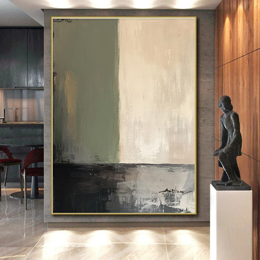 Extra-Huge Modern Abstract Canvas for Home Office Professional Look