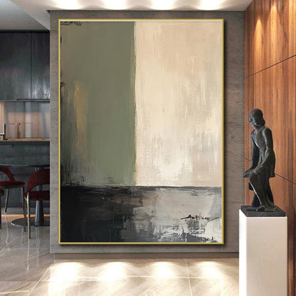 Extra-Huge Modern Abstract Canvas for Home Office Professional Look