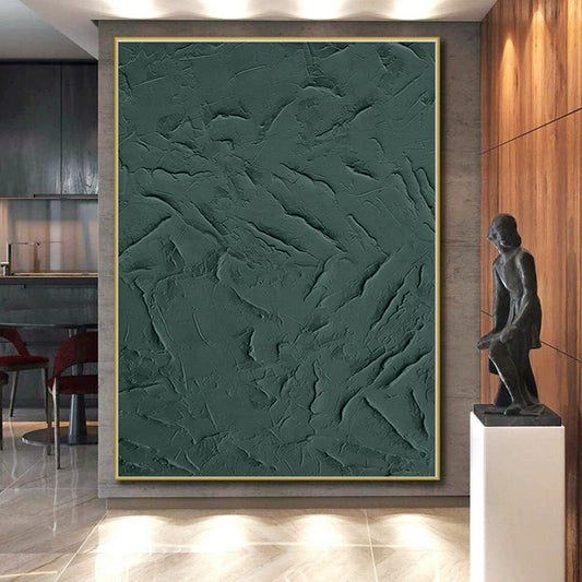 Vast Custom Abstract Painting for Sunroom Skylight Adjacent Wall