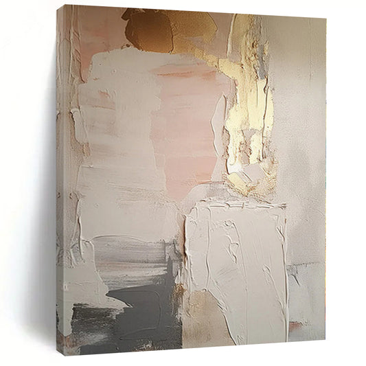 Custom Oversized Hand-Painted Abstract Canvas for Living Room