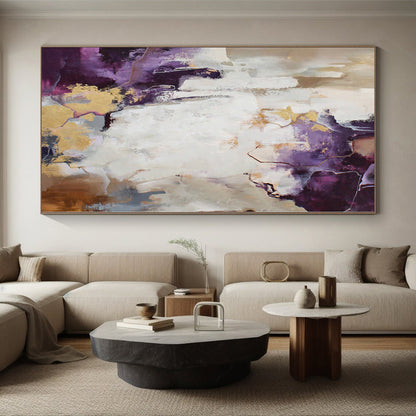 Grand Made-to-Order Abstract Wall Art for Reading Nook Alcoves