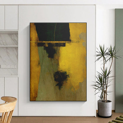 Giant Contemporary Abstract Painting for Master Bedroom Feature Wall in Modern Homes