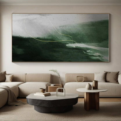 Super-Sized Tailored Hand-Painted Abstract Art for Hotel Lobbies LargeART0649