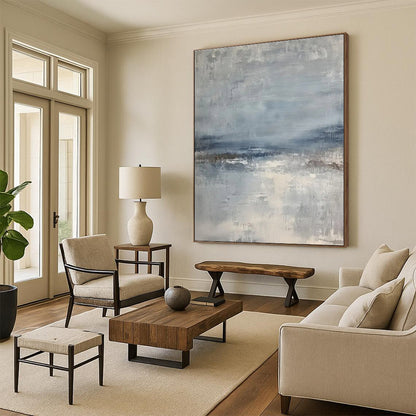 Extra-Huge Contemporary Abstract Painting for Community Center Gathering Halls