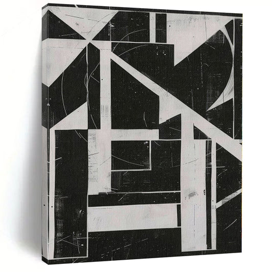 Immense Made-to-Order Abstract Painting for Home Music Studio Walls