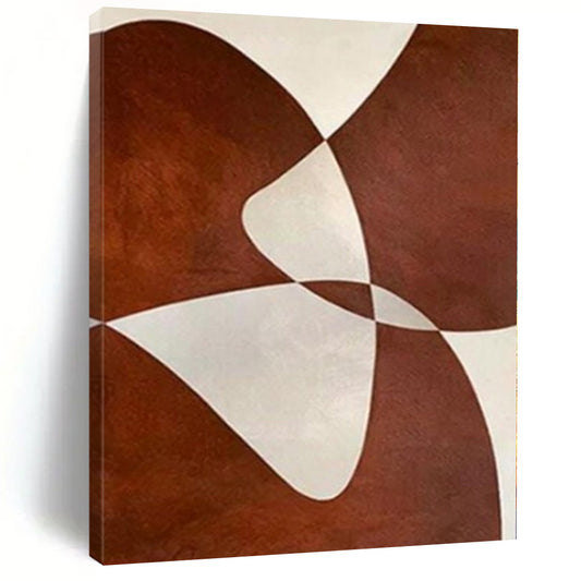 Huge Hand-Painted Contemporary Abstract Painting for Living Room Vaulted Ceilings