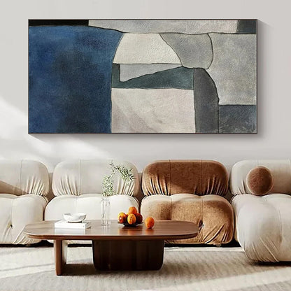 Hand-Painted Personalized Abstract Canvas for Bar & Hotel Pool Decks