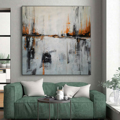 Vast Custom Abstract Wall Art for Home Theater Feature Wall