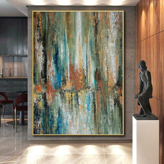 Giant Minimalist Abstract Canvas - Made to Order Oil on Canvas for Spa Waiting Rooms