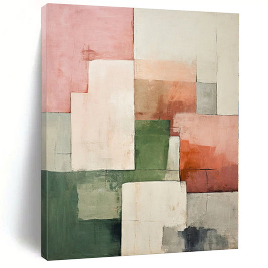 Immense Abstract Canvas for Fireplace Mantels - Made to Order Resin on Canvas